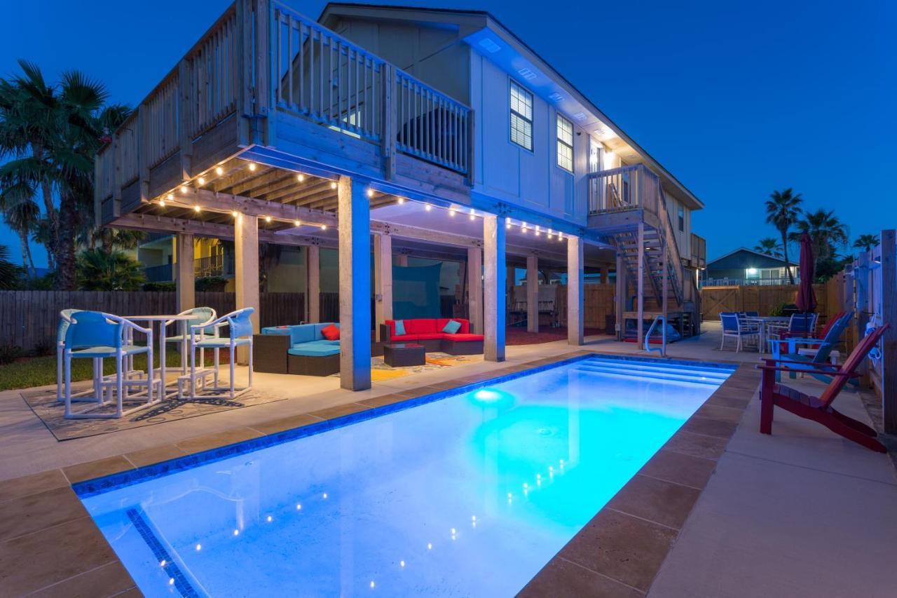 House Of Neptune Steps From The Sea And Private Pool South Padre Island Exterior foto